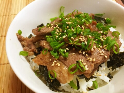 ガッツリ！ジンギスカン丼